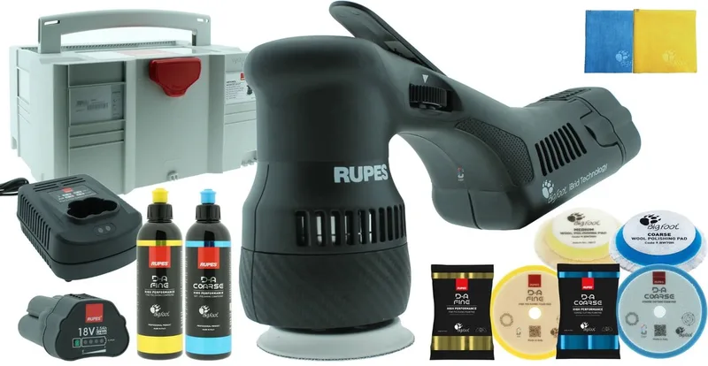 HLR75 Accu Polijstmachine Mini 75mm - BETA-set van Rupes – productafbeelding