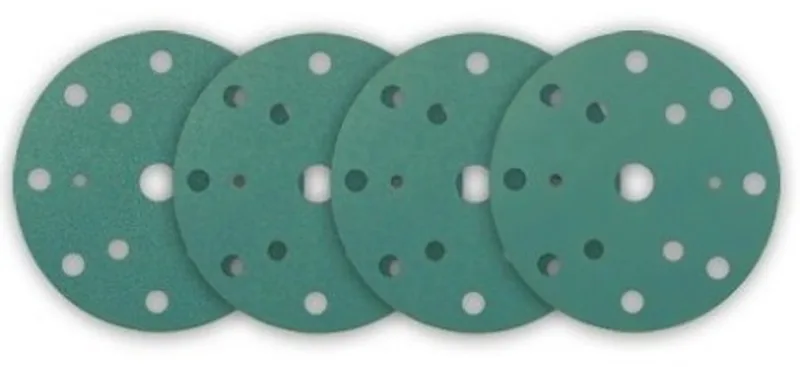 HQ400 Polyester Schuurschijven 125mm met 17 gaten P 80 / 100 stuks de Rupes – image du produit