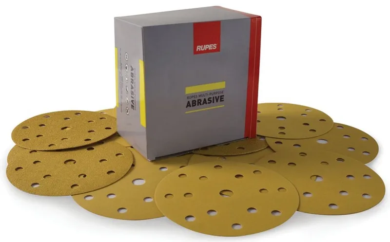 MP330 Multifunctioneel Schuurpapier 150mm met 15 gaten P240 by Rupes – product image
