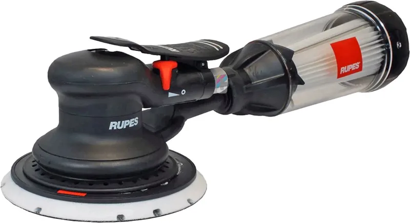 SKORPIO 3 Pneumatische Schuurmachine 150mm met Zelfextractie Stofafzuiging - 6mm Excentrische Uitslag van Rupes – productafbeelding
