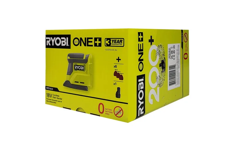 RPS18-0 One+ 18V Li-ion Accu Palmschuurmachine body - 100x140mm van Ryobi – productafbeelding 2 van 2
