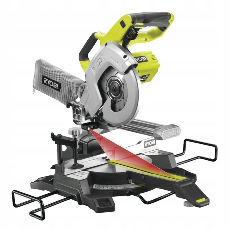 ONE+ Serie - Accu Afkortzaag - 18V - Met Laser - Mobiel van Ryobi – productafbeelding