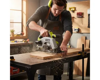 R18CSP-0 One+ 18V Li-Ion Accu cirkelzaag body - 150mm van Ryobi – productafbeelding 2 van 2