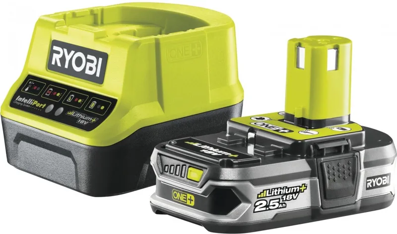 Ryobi RC18120-125 Set Akku 18V 2,5 Ah + Ladegerät ONE+ Akku-Set (1 St) von Ryobi – Produktbild