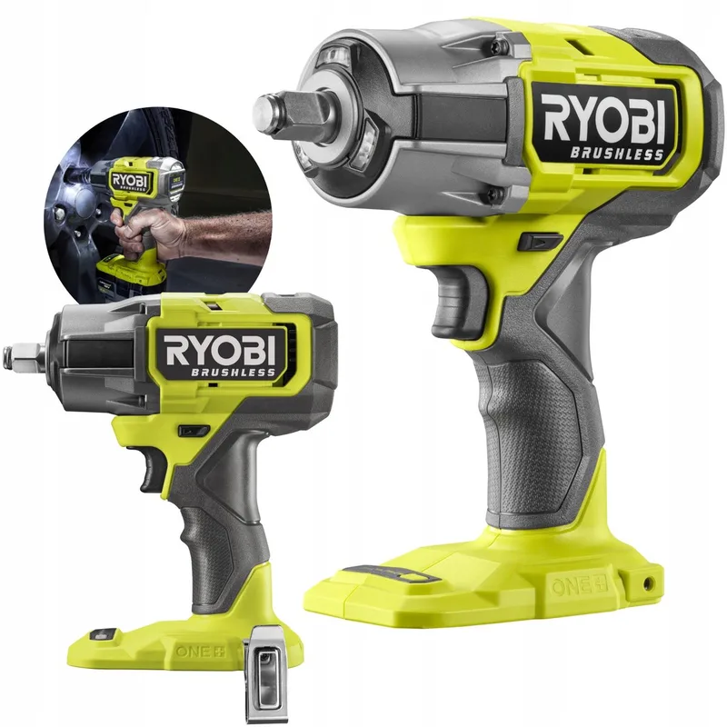 RIW18BL-0 - Slagmoersleutel - 18V - 900 Nm - Autostopfunctie van Ryobi – productafbeelding