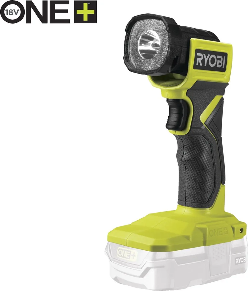 RLF18-0 One+ 18V Accu Zaklamp body - 280lm van Ryobi, Groen – productafbeelding