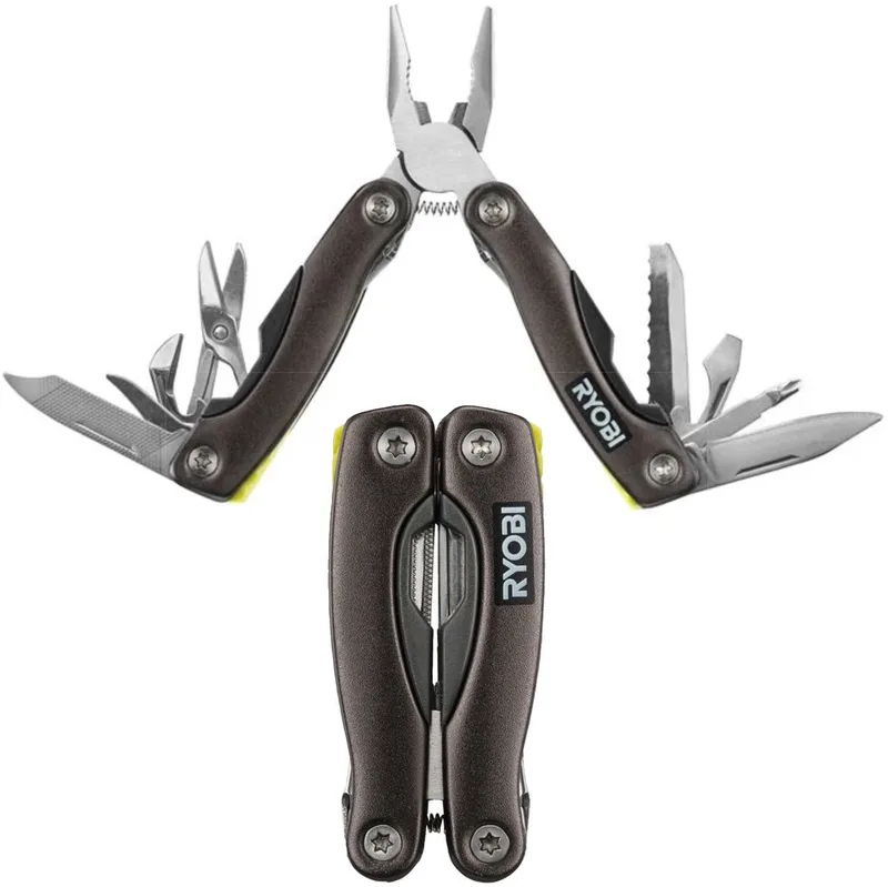 RMT14 Serie - Multifunctioneel Gereedschap - 14-in-1 - Roestvrij Staal - Aluminium Handgreep von Ryobi, Grau – Produktbild