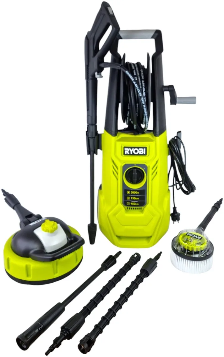 RY150PWA hogedrukreiniger 2000 watt 150 bar 468 l/u ( 5133005371 ) von Ryobi – Produktbild