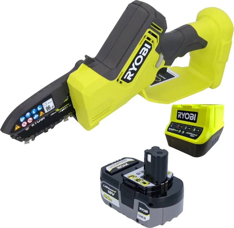 RY18PSX10A-120 One+ 18V Brushless Li-ion Accu Snoeizaag set 2.0Ah - 10cm de Ryobi – image du produit