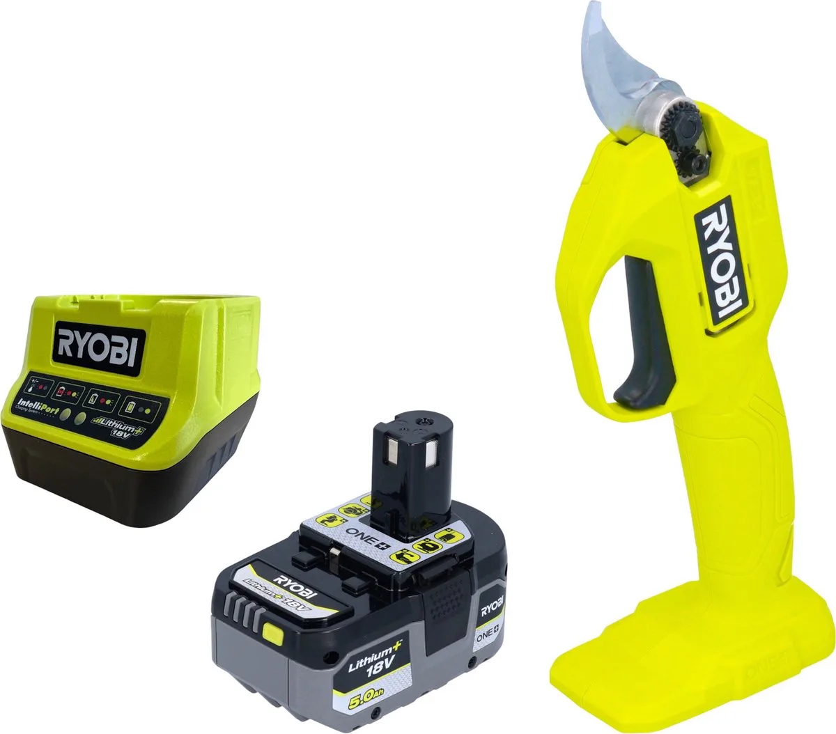 RY18SCA accu-tuinschaar 18 V 25 mm + 1x accu 5,0 Ah + oplader de Ryobi – image du produit