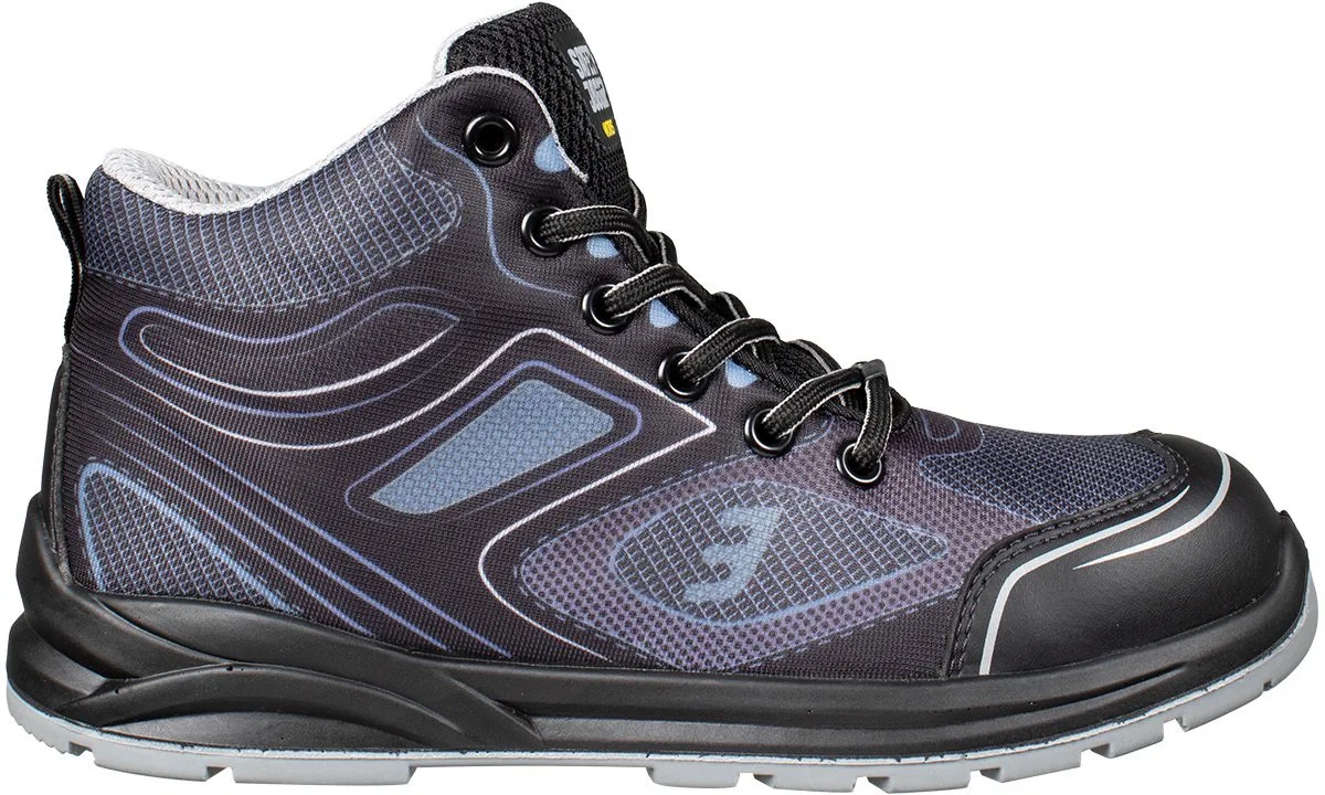 Cador S1P HOGE Veiligheidsschoen SlipvastSRC-ESD Grijs de Safety Jogger, Gris, 48 – image du produit