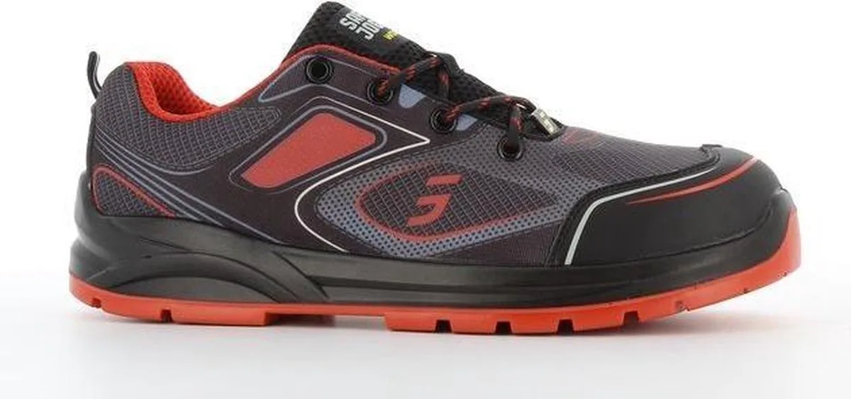 Cador S1P Veiligheidsschoen SlipvastSRC-ESD Rood de Safety Jogger, Rouge, 46 – image du produit