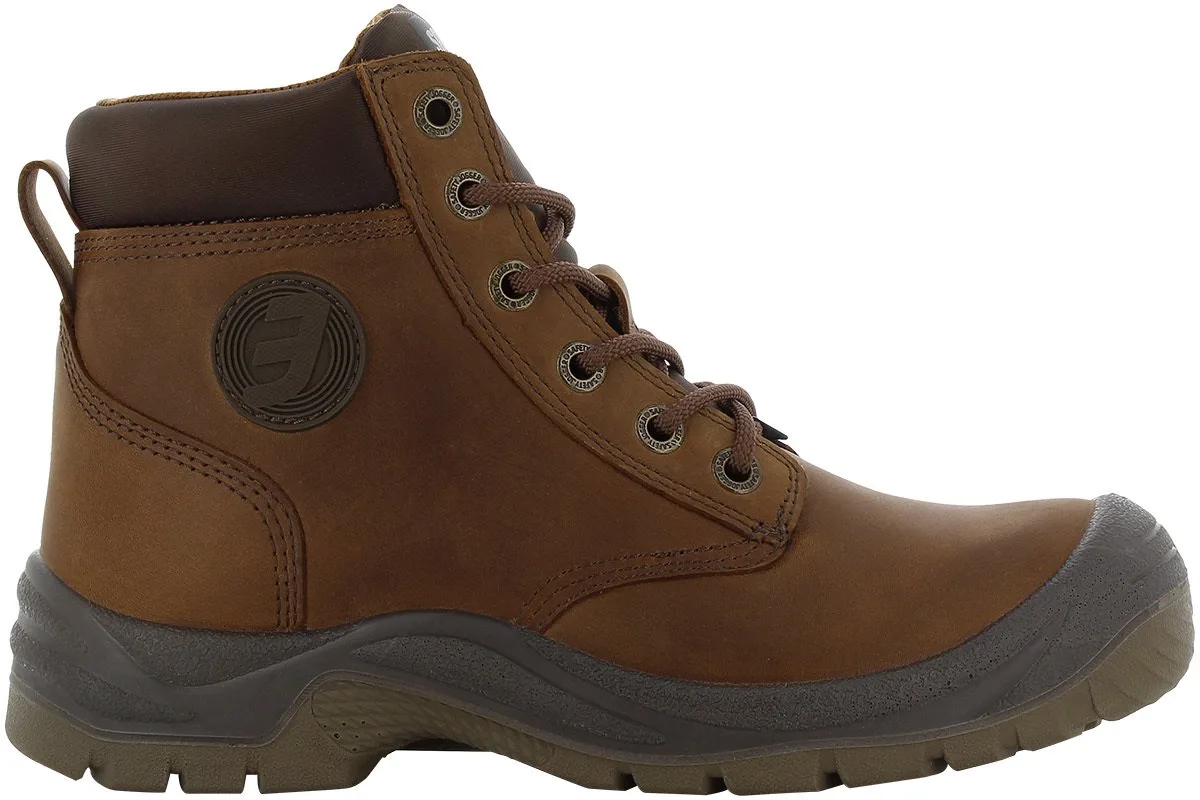Dakar LEATHER SlipvastSRC-AS-Waterproof Bruin von Safety Jogger, Braun, 37 – Produktbild