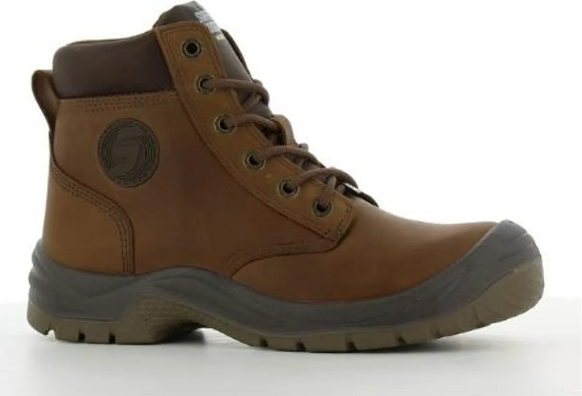 Dakar LEATHER SlipvastSRC-AS-Waterproof Bruin de Safety Jogger, Marron, 47 – image du produit