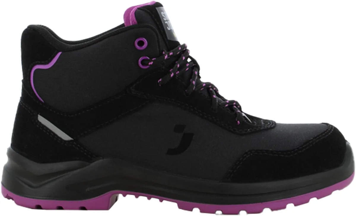 Dames werkschoenen Safety Jogger Botanic S1P by Safety Jogger, Black, Purple – product image
