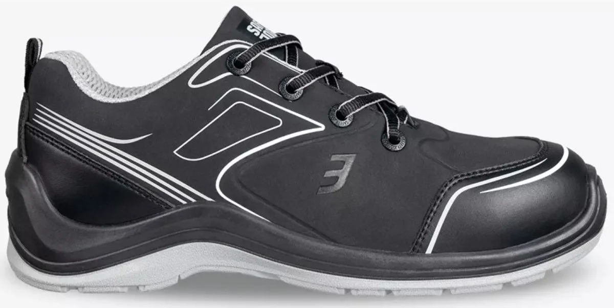 Flow Low S3 Werkschoenen by Safety Jogger, Black – product image