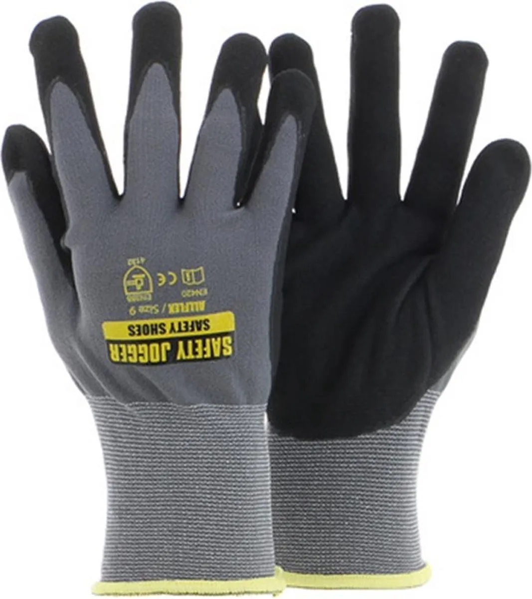 Handschoen Allflex Grijs/Zwart - 3 Paar - (M) by Safety Jogger, Grey, Black, 8 – product image