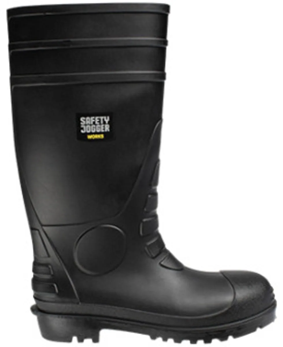 Hercules S5 PVC laars - Zwart de Safety Jogger, Noir, 46 – image du produit