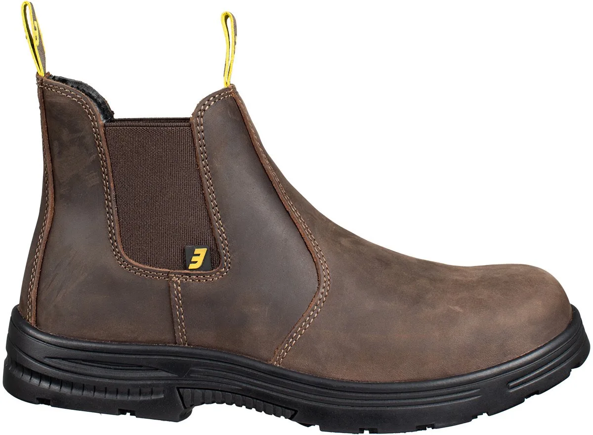 Jackman S3 – Slipvast SRC – Antistatisch, Hittebestendig, Donkerbruin de Safety Jogger, Donkerbruin, 36 – image du produit