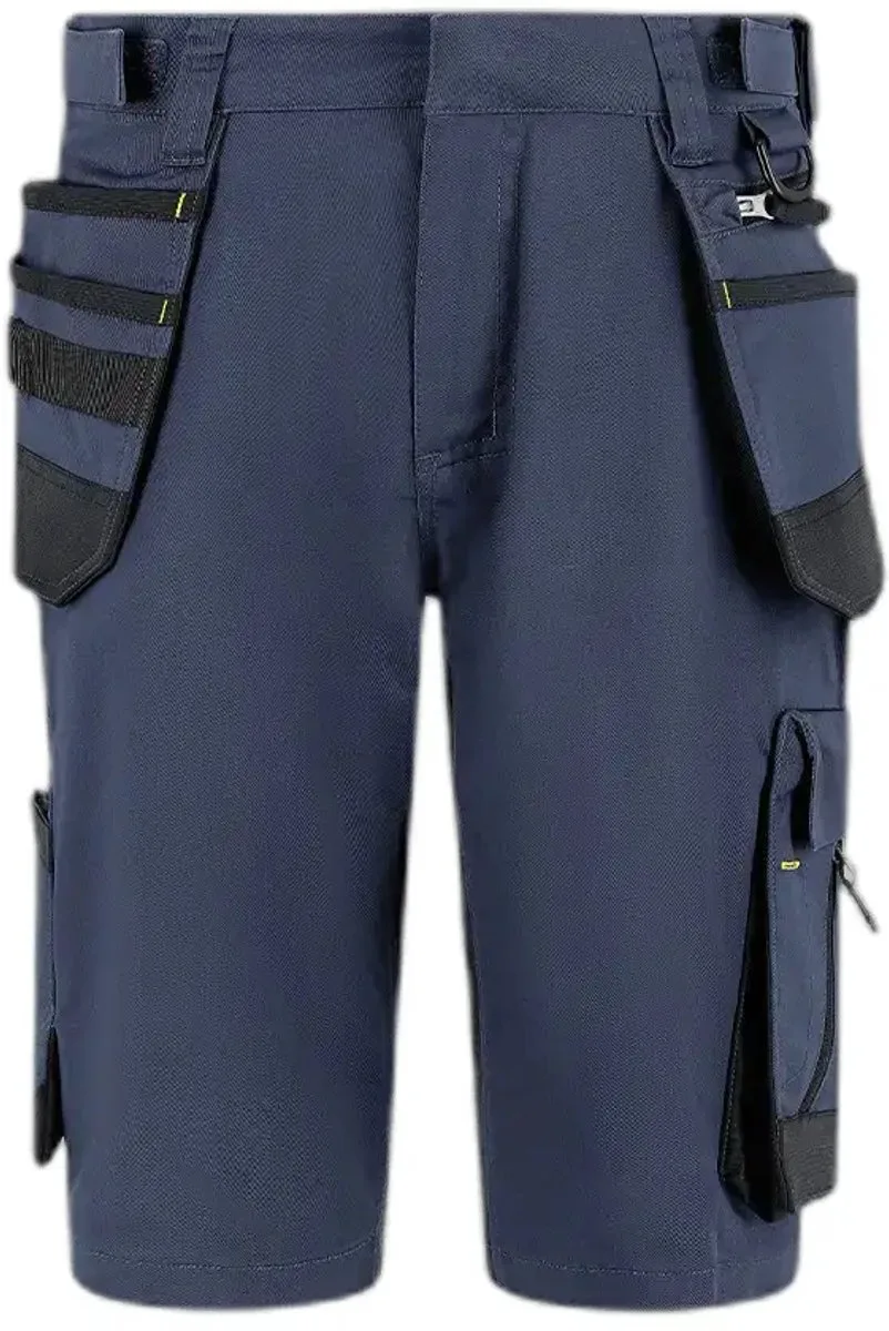 Korte comfortabele en functionele broek met holsterzakken en 4-weg stretch in zorgvuldig geselecteerde gebieden Safety Jogger von Safety Jogger, Marine – Produktbild