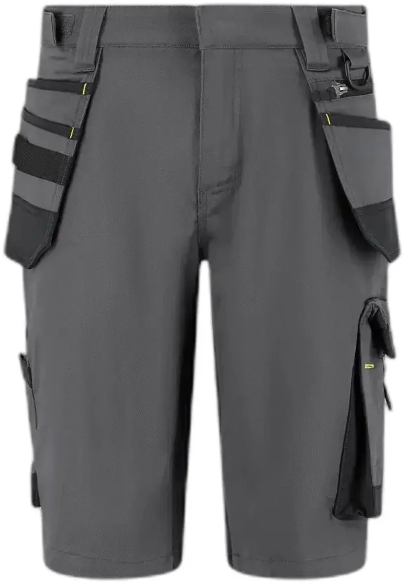 Korte comfortabele en functionele broek met holsterzakken en 4-weg stretch in zorgvuldig geselecteerde gebieden Safety Jogger von Safety Jogger, Dunkelgrau – Produktbild