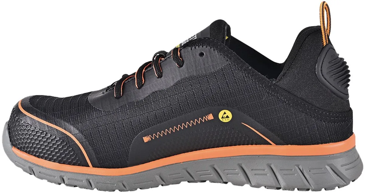 Ligero2 S1P Low - Colour: Orange från Safety Jogger, Svart, Orange, 42 – produktbild