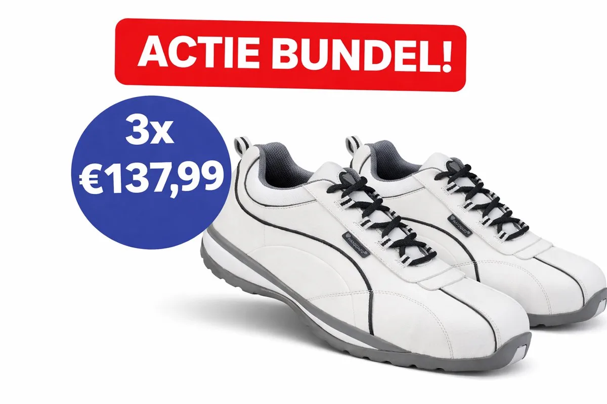 Maxguard - levi L340N - sportive werksneaker - S3 SRC-ESD - Wit de Safety Jogger, Blanc, 36 – image du produit