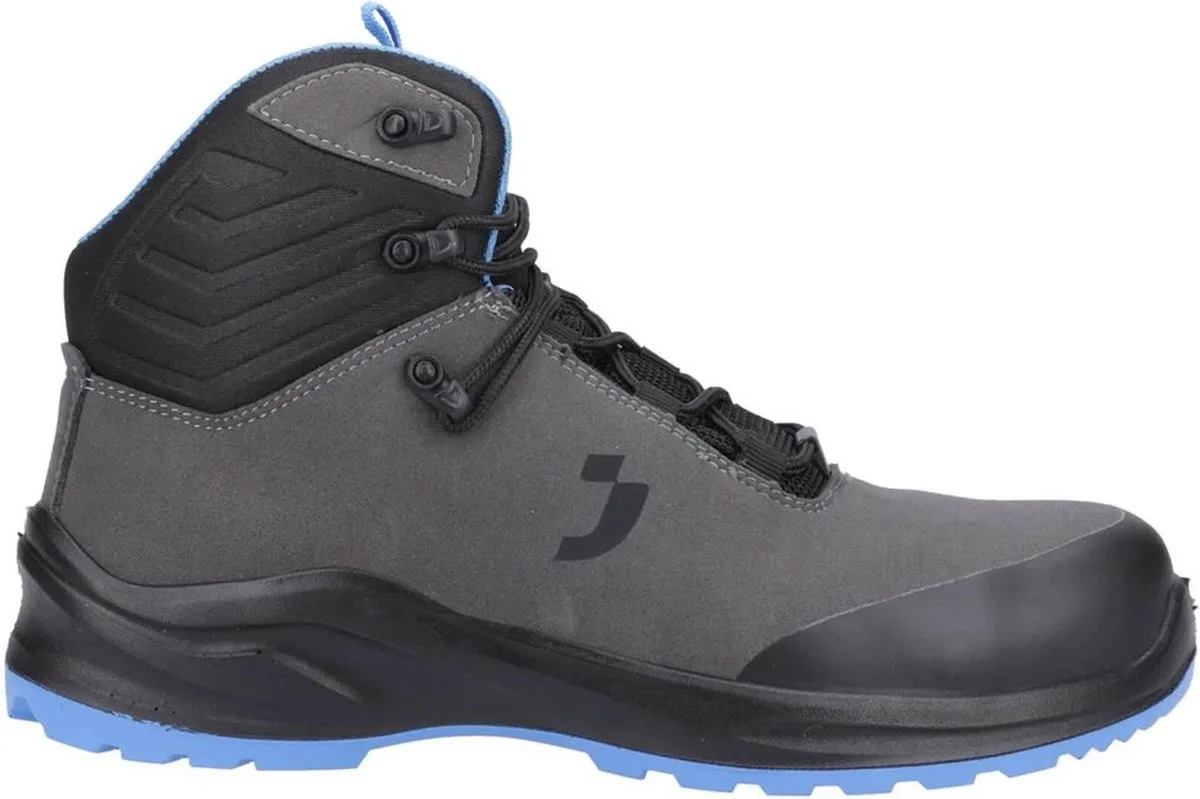Modulo S3S Mid Grey Blue Werkschoenen van Safety Jogger, Grijs, Blauw – productafbeelding