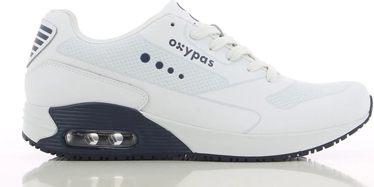 Oxypas - Justin - Medische schoenen - Medische Klomp - Antislip - SRC - Donkerblauw de Safety Jogger, Bleu foncé, 42 – image du produit