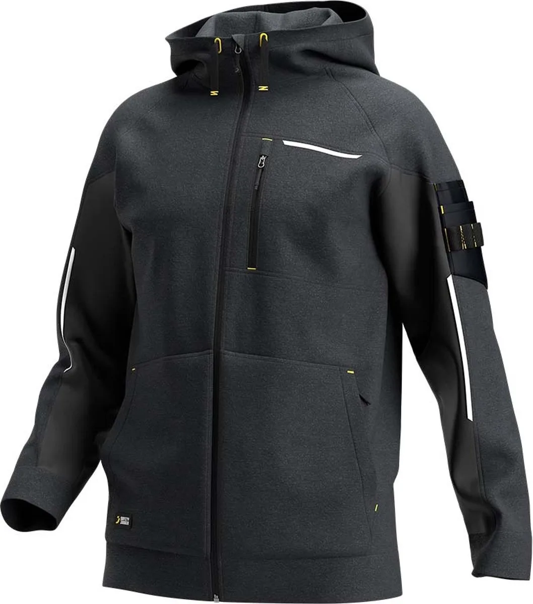 Vest met capuchon Deneb Safety Jogger van Safety Jogger, Antraciet – productafbeelding