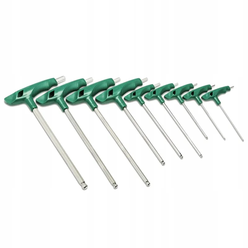 inbussleutelset 9-delig met Kogelkop handgreep - ST09117 by Sata – product image