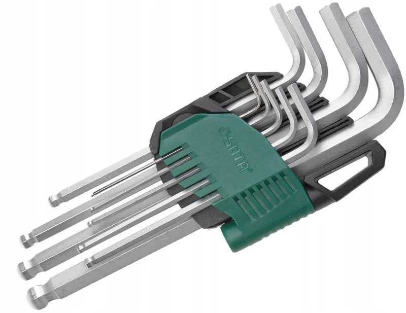SATA 9-delige inbussleutelset met kegelkop von Sata – Produktbild