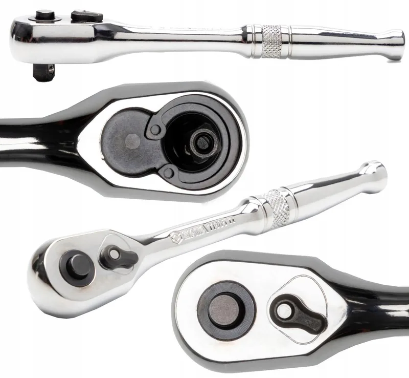 SATA-ratelsleutel 3/8" 200 mm - snelkoppeling, professioneel gereedschap von Sata – Produktbild