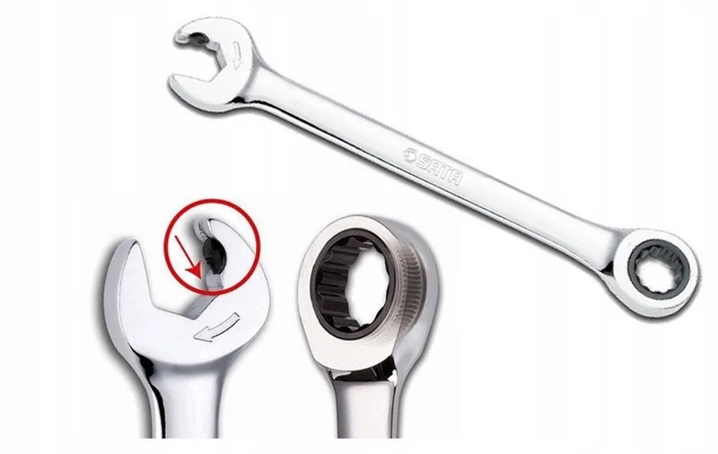 SATA-ringsleutel met ratel 13 mm - Dubbele rateltechnologie de Sata – image du produit