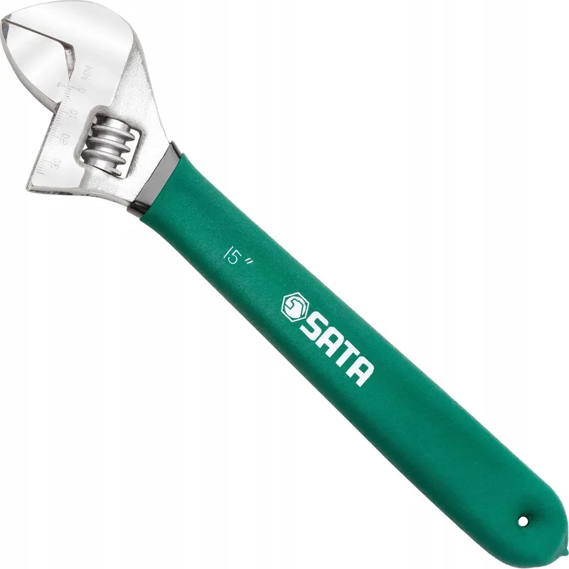 Verstelbare Moersleutel 15" met Rubberen Handvat, 0-45mm by Sata – product image