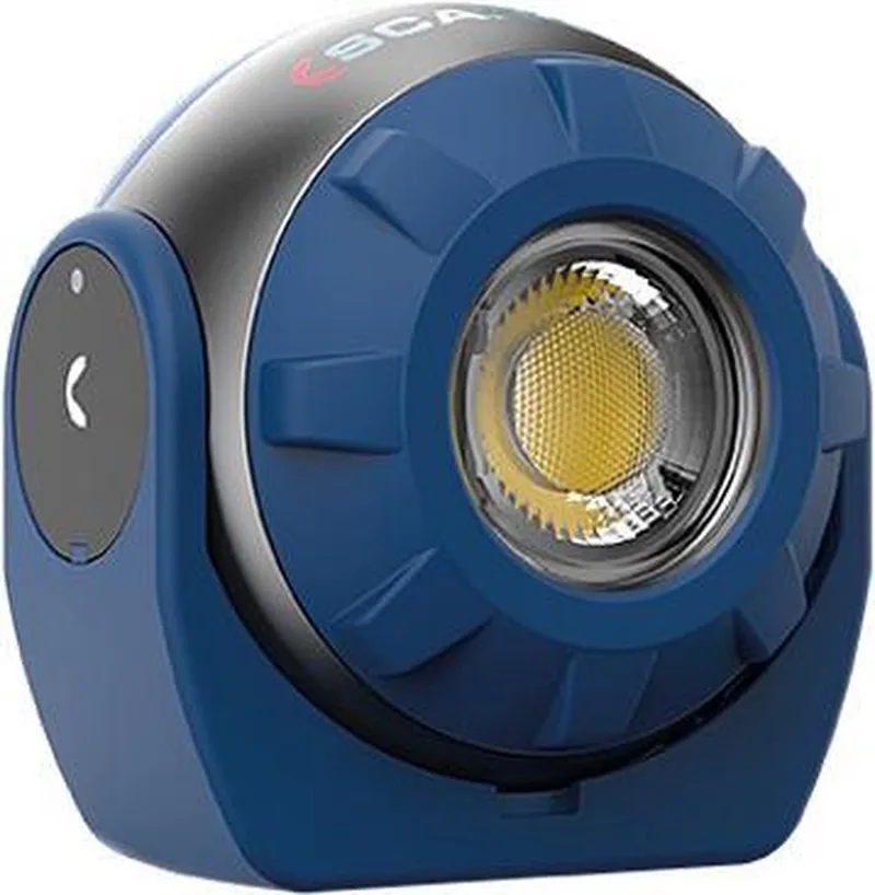 Sound LED S Bouwlamp met speakers - Oplaadbaar - Bluetooth - 600Lm by Scangrip, Neutraal – product image