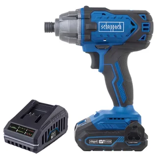 1/4 Zoll Akku-Schlagschrauber C-ID180-X Scheppach - 20V | 180Nm Drehmoment | 3600bpm Schlagzahl | inkl. 2Ah Akku + 2,4A Ladegerät von Scheppach – Produktbild 1 von 2
