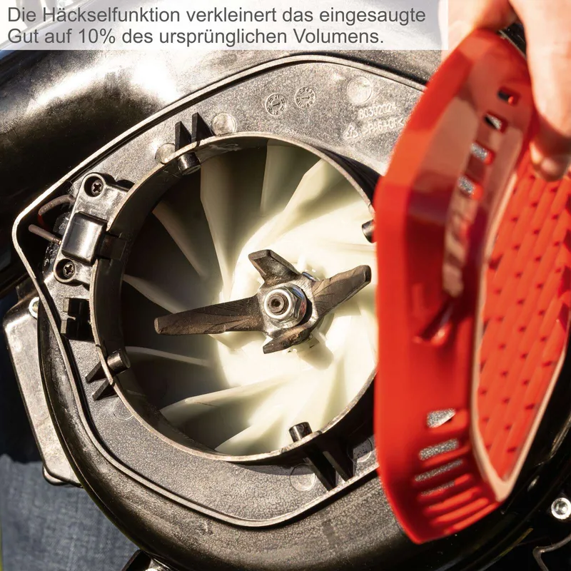 3-in-1 Benzine Bladblazer LBH3500P - 25.4cc - 900W - 1,2PK - Bladzuiger, Bladblazer & Versnipperen - Blaassnelheid 260 km/u - 790 m³/u - 50L opvangzak von Scheppach – Produktbild 5 von 5