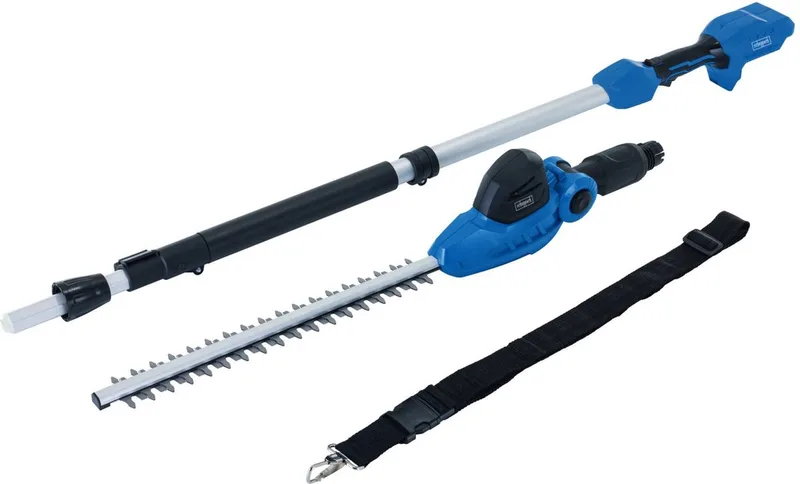 Accu Heggenschaar 20V C-PHS410-X - 1200rpm - snijlengte 410mm - snijdikte tot 16mm - Met schouderriem - (telescopisch) von Scheppach – Produktbild 1 von 5