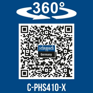 Accu Heggenschaar 20V C-PHS410-X - 1200rpm - snijlengte 410mm - snijdikte tot 16mm - Met schouderriem - (telescopisch) von Scheppach – Produktbild 4 von 5