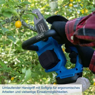 Accu Kettingzaag BC-TCS200-X - 20cm/8" zaagblad - zaagsnelheid 7 m/s - zonder accu & lader (20V IXES platform) de Scheppach – image du produit 2 sur 2