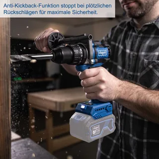Accu klopboormachine 20V BC-CD150-X - 150 Nm - Slagfrequentie 6400–30400 bpm - Toerental 0–400 / 0–1900 min-1 de Scheppach – image du produit 2 sur 5