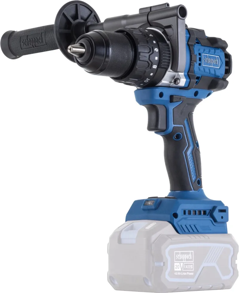 Accu klopboormachine 20V BC-CD150-X - 150 Nm - Slagfrequentie 6400–30400 bpm - Toerental 0–400 / 0–1900 min-1 de Scheppach – image du produit 1 sur 5