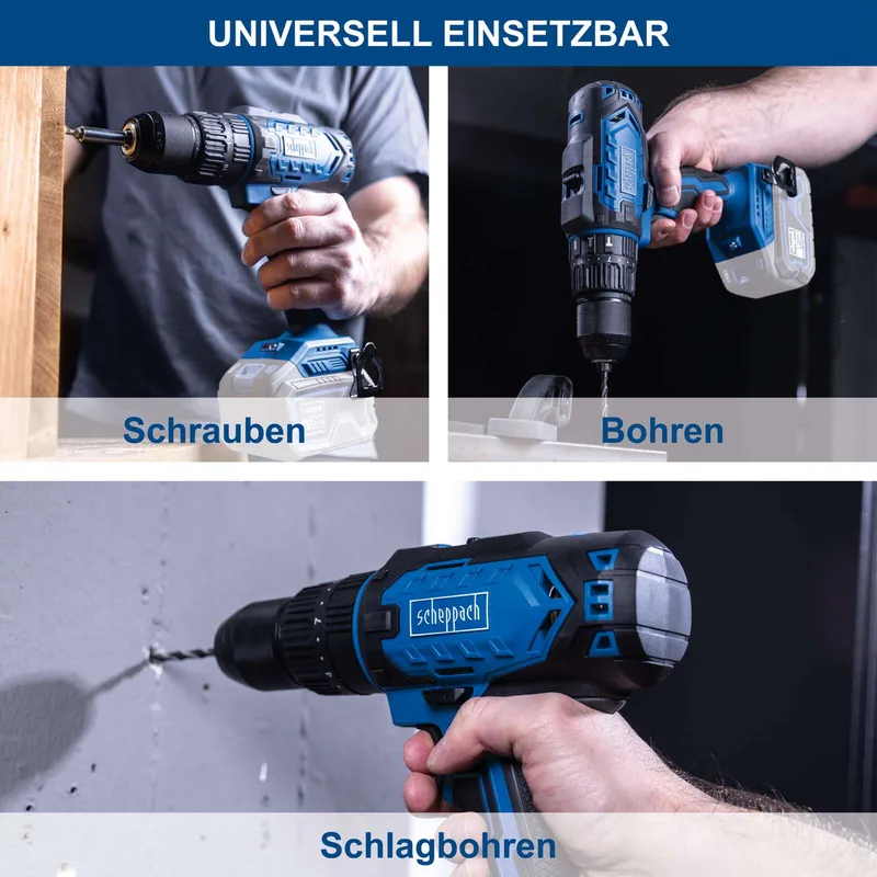 Accu klopboormachine 20V C-CD45-X van Scheppach – productafbeelding 5 van 5