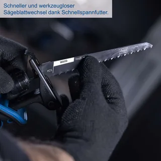 Accu Reciprozaag 20V BC-RS220-X - Set S - Slaglengte 22 mm - Slagfrequentie 0 – 3000 min-1 - met 2.0 Ah accu en oplader by Scheppach – product image 5 of 5