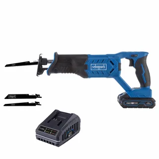 Accu Reciprozaag 20V BC-RS280-X - Set S - Slagfrequentie 0 – 3000 min-1 - Inclusief 20V 2.0 Ah accu en 2.4 A lader de Scheppach – image du produit 1 sur 5