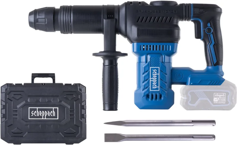 Accu Sloophamer BC-AB1500-X - Slagfrequentie tot 3400 min-1 - Slagenergie 9 J - SDS-Max von Scheppach – Produktbild