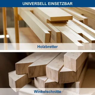 Afkortzaag HM305SL - 2000W - kapzaag - verstekzaag - Ø305mm - 5000 r/min - Kantelbaar (0-48°) - Incl. laser en incl. 48T zaagblad de Scheppach – image du produit 5 sur 5
