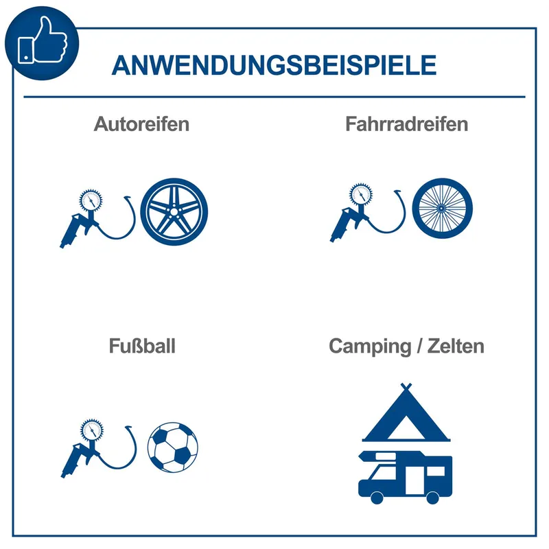 Air Case compressor 2L 5906118901 van Scheppach, Blauw – productafbeelding 2 van 5