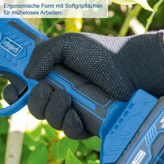 Akku-Astschere BC-PRS28-X Scheppach - 15mm & 28mm Klingendurchmesser | Handschutz & autom. Abschaltung | inkl. 2Ah Akku & 2,4A Ladegerät by Scheppach – product image 4 of 5